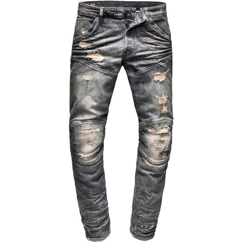 Men's 5620 3D Zip Knee Skinny Jeans, Magma Cobler - Krush Clothing