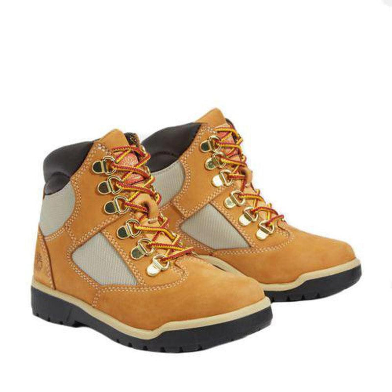 Youth's Timberland 6-Inch Field Boots, Wheat