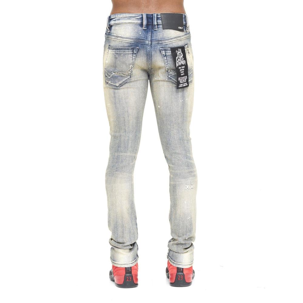 Men's Punk Super Skinny Stretch Jeans - Krush Clothing