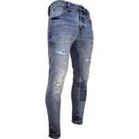 Men's Stitch Work Skinny Jean - Krush Clothing