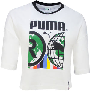Women's Puma Globe International Graphic Tee - Krush Clothing