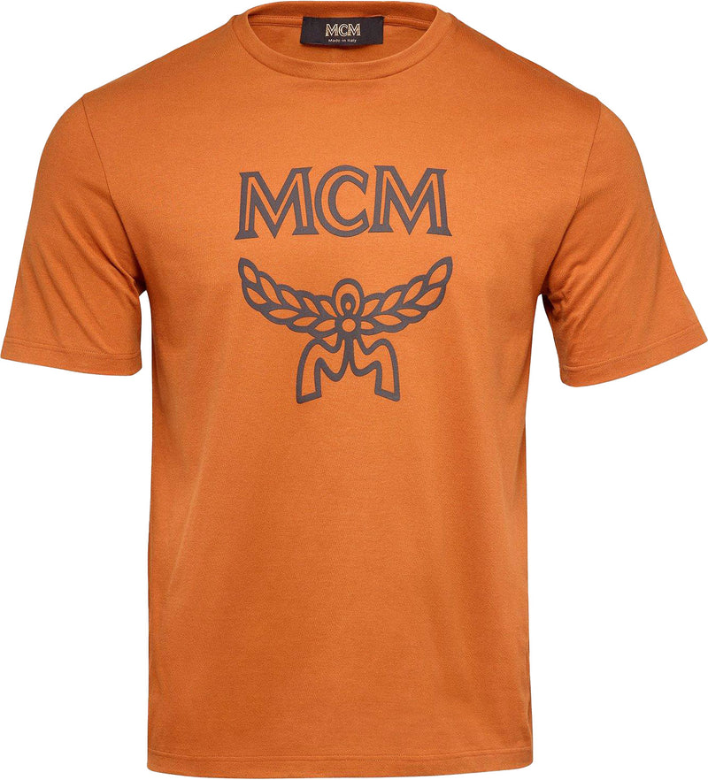 Men's MCM Classic Crewneck Cotton Tee, Cognac - Krush Clothing
