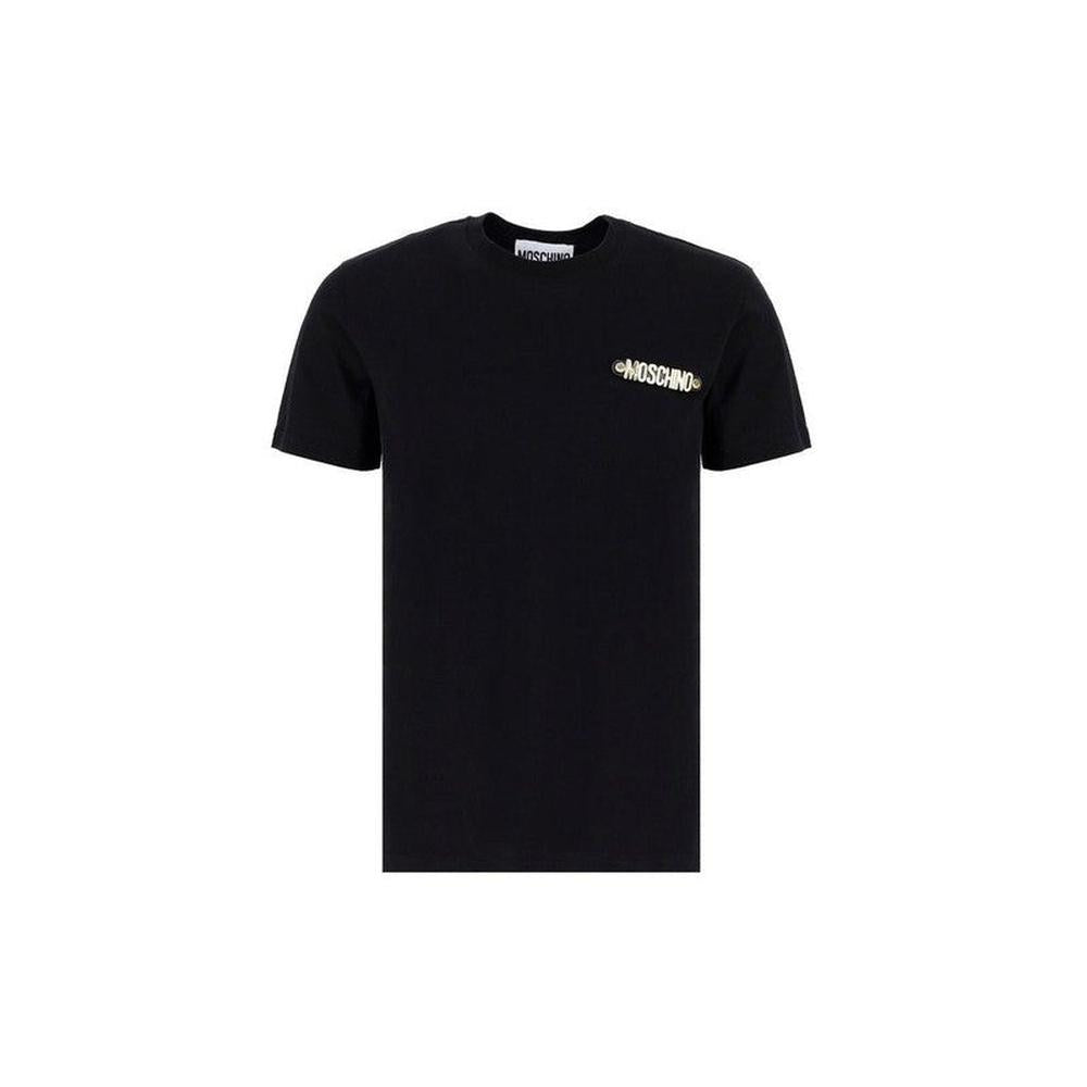 Men's Moschino Couture Metal Logo T-Shirt - Krush Clothing