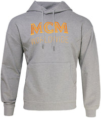 Men's MCM Worldwide Logo Hoodie, Grey - Krush Clothing