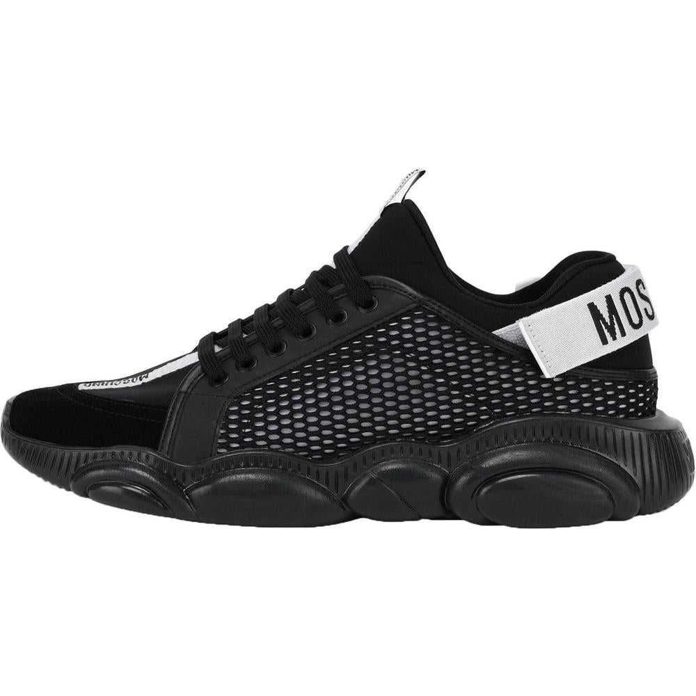 Men's Moschino Teddy Shoes Sneakers With Strap - Krush Clothing