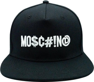 Moschino Couture Canvas Snapback Black - Krush Clothing