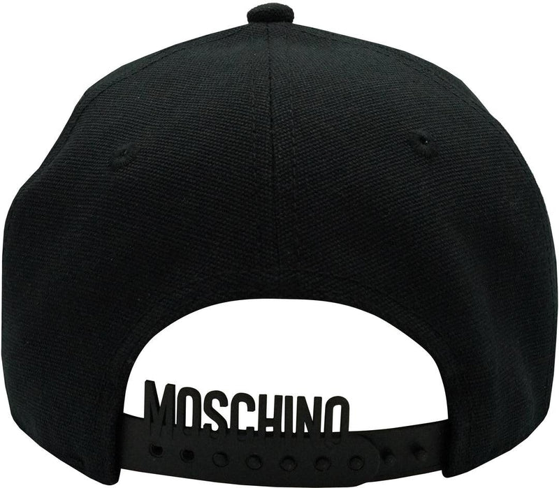 Moschino Couture Canvas Snapback Black - Krush Clothing