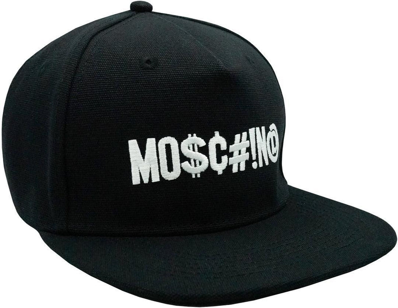 Moschino Couture Canvas Snapback Black - Krush Clothing