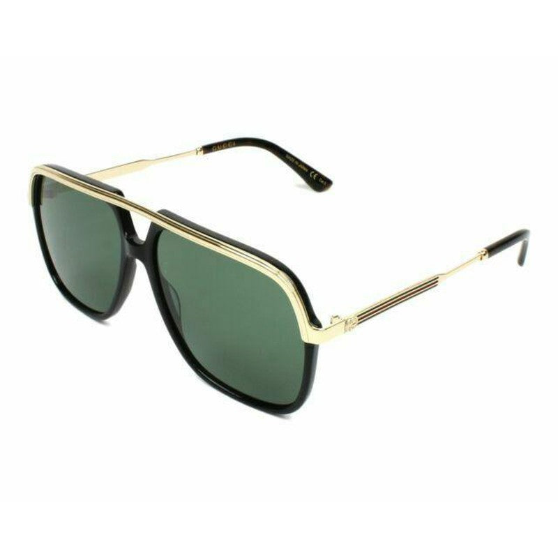 Rectangular-Frame Metal Sunglasses Sun - Krush Clothing