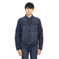 Men's Moto Type II Denim Jacket - Krush Clothing