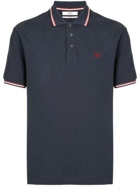 Men's Bally B-Chain Embroidered Polo - Krush Clothing