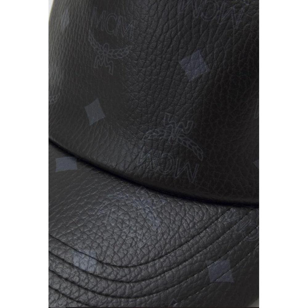 Men's MCM Classic Cap In Visetos Black O/S - Krush Clothing