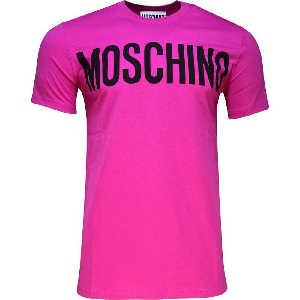 Men's Moschino Couture Cotton T-shirt With Logo Print - Krush Clothing
