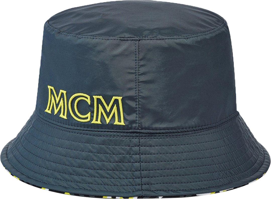 MCM One Size Nylon Reversible Cubic Monogram Bucket Hat – Krush