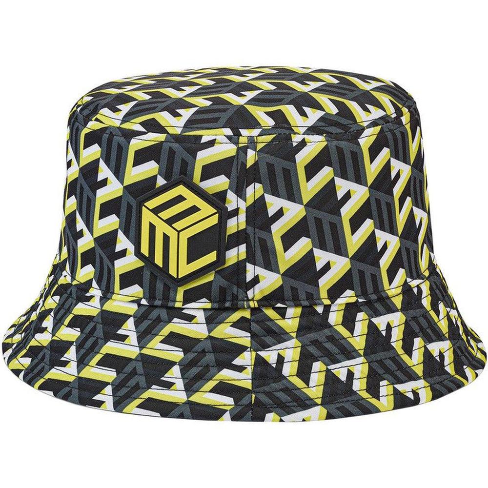 MCM One Size Nylon Reversible Cubic Monogram Bucket Hat  display picture 1