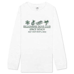 Kid's BB Beach Club LS Knit Bleach White - Krush Clothing