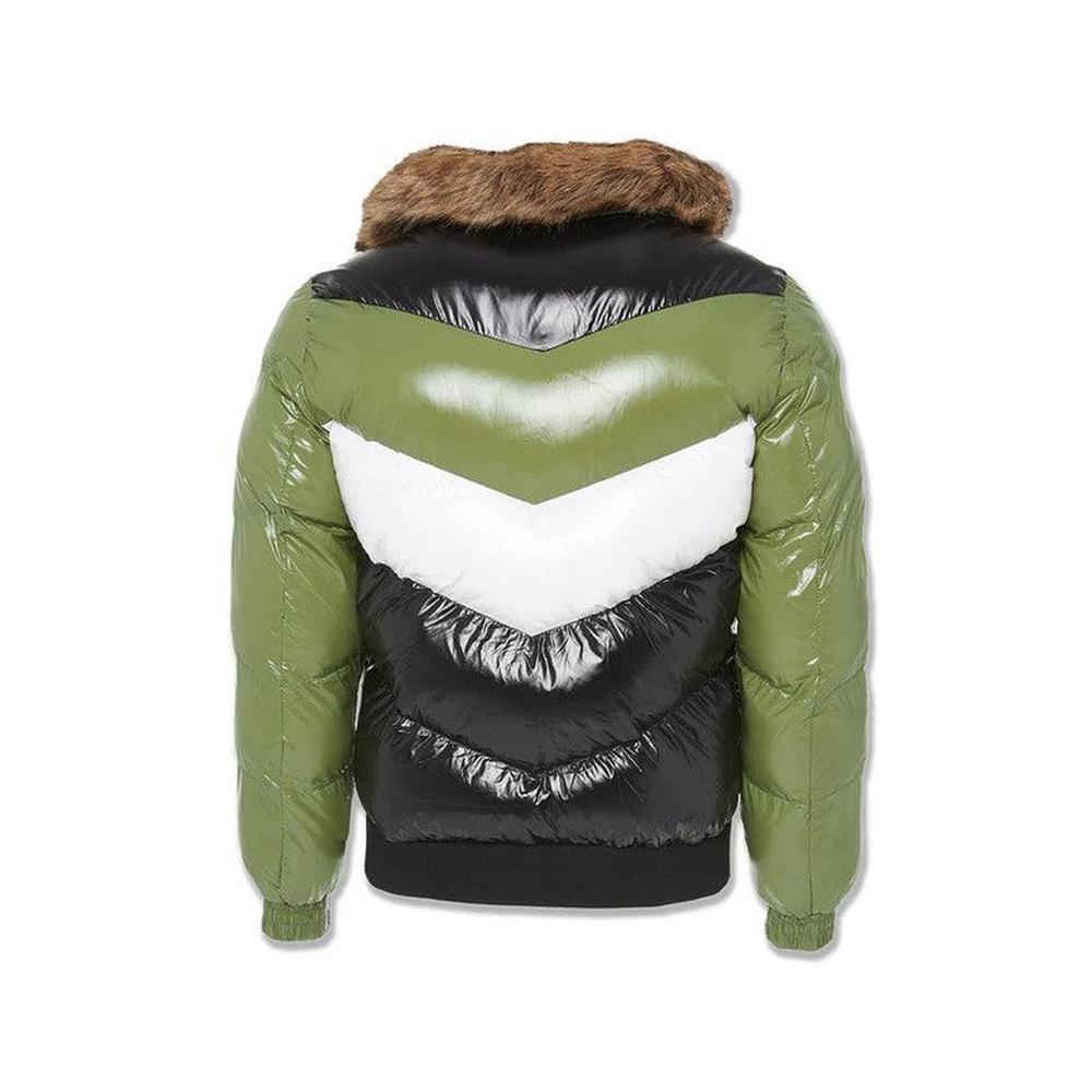 Boy's Sugar Hill Puffer Jacket, Desert Moss - Krush Clothing