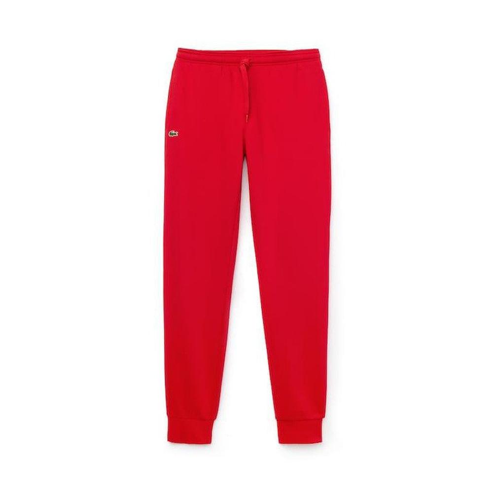 Red lacoste sweat suit sale