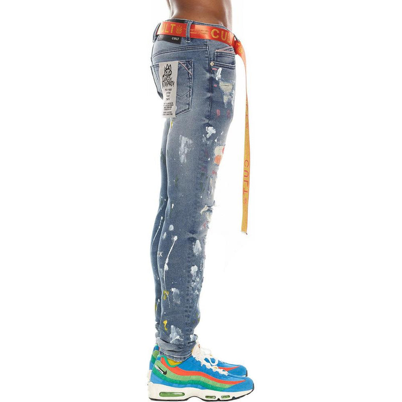 Men's Cult Of Individuality Super Skinny Jeans - Krush Clothing