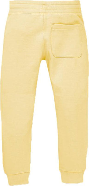 Kid's Beast Jogger Sweatpants, Pale Yellow - Krush Clothing