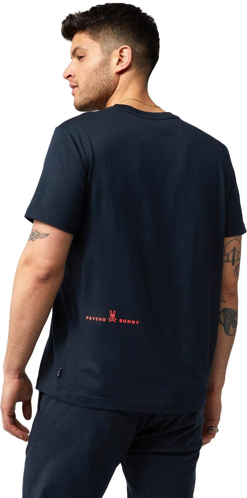 Men's Larkin Big Bunny Tee, Navy - Krush Clothing