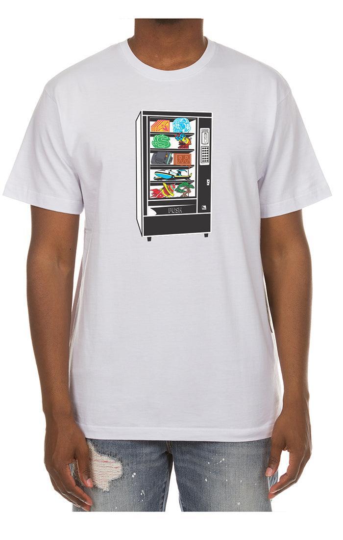Men's BB Insert Coin SS Tee, White - Krush Clothing