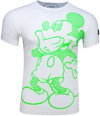 Trippy Mickey Mouse , White - Krush Clothing