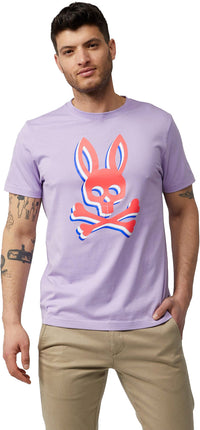 Men's Henton Graphic Tee, California Lilac - Krush Clothing
