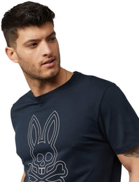 Men's Larkin Big Bunny Tee, Navy - Krush Clothing