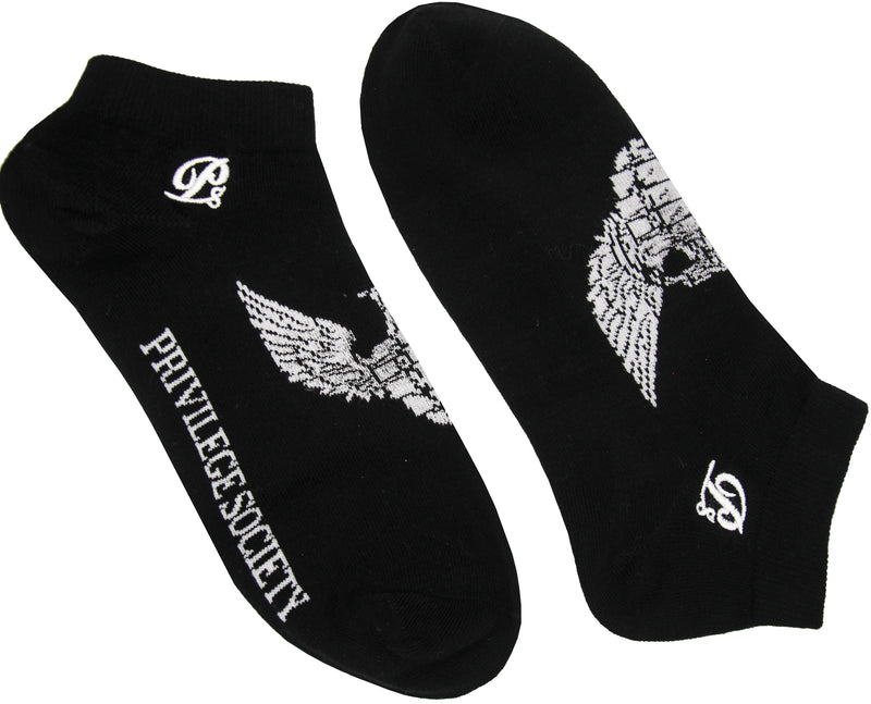 PS Grenade Wings Socks, Black - Krush Clothing