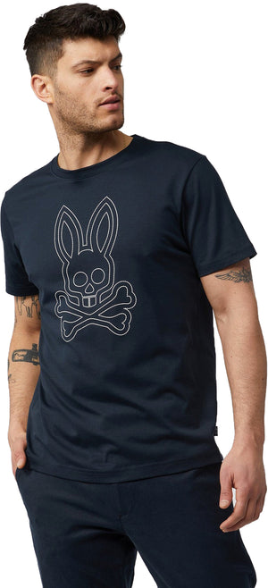 Men's Larkin Big Bunny Tee, Navy - Krush Clothing
