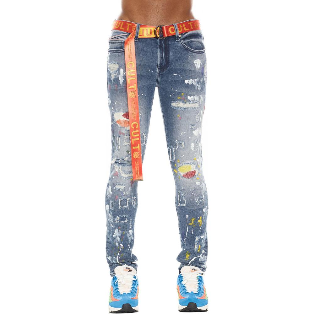 Men's Cult Of Individuality Super Skinny Jeans - Krush Clothing