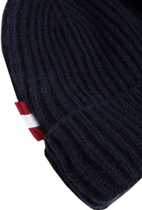 Bally Cashmere Knitwear Beanie, Ink - Krush Clothing