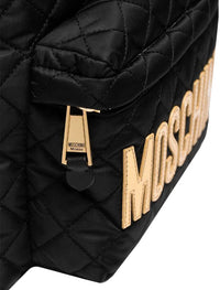 Moschino Couture Diamond Quilt Logo Backpack - Krush Clothing