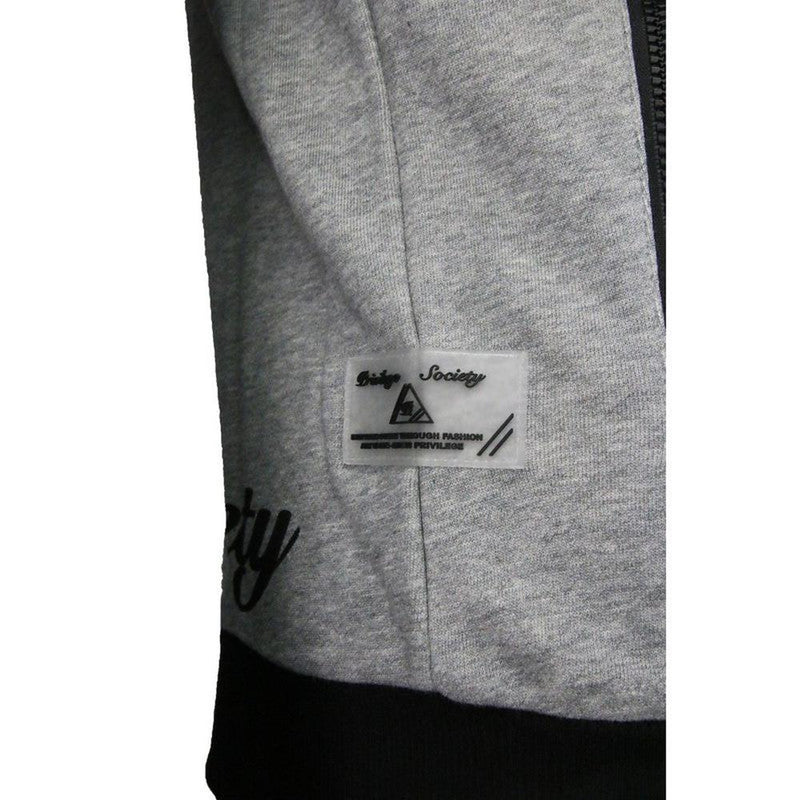 Men's 10 Mile Zip-Up Hoodie Gray - Krush Clothing