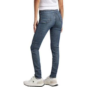 Women's Kafey Ultra High Skinny Jeans, Faded Blue - Krush Clothing