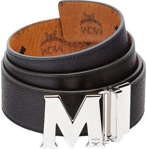 Men's MCM Belt Shiny Silver M Cobalt - Krush Clothing