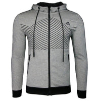 Men's 10 Mile Zip-Up Hoodie Gray - Krush Clothing