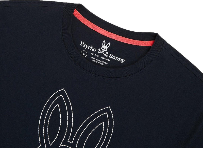 Men's Larkin Big Bunny Tee, Navy - Krush Clothing