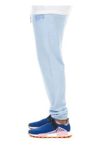 Men's Affirmation Sweat Pants, Placid Blue - Krush Clothing
