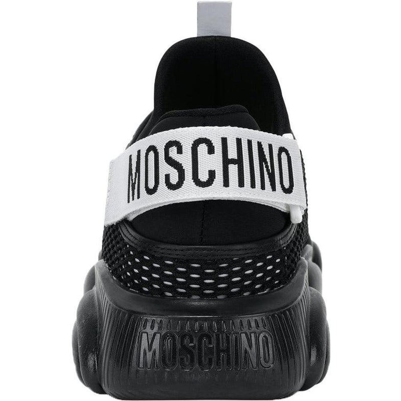 Men's Moschino Teddy Shoes Sneakers With Strap - Krush Clothing