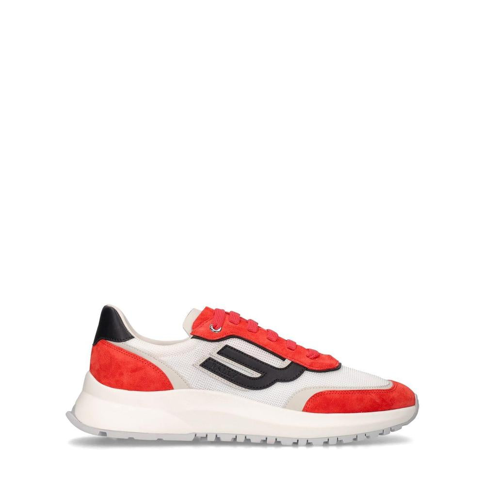 Men's Demmy-T Leather & Fabric Sneakers, Orange/White