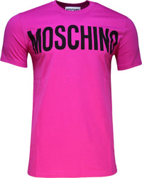 Men's Moschino Couture Cotton T-shirt With Logo Print - Krush Clothing