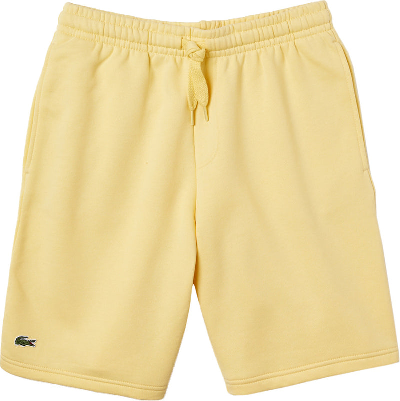 Men's Lacoste Sport Tennis Fleece Shorts, Napolitan Yellow - Krush Clothing