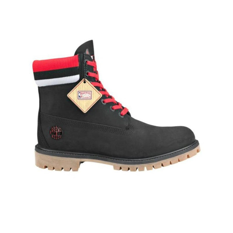 Men's X  Mitchell & Ness x NBA 6-Inch Premium Boots Black - Krush Clothing