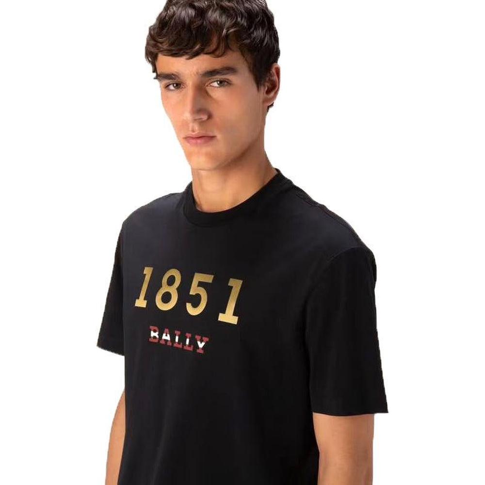 Men's Bally 1851 Print Cotton T-Shirt - Krush Clothing