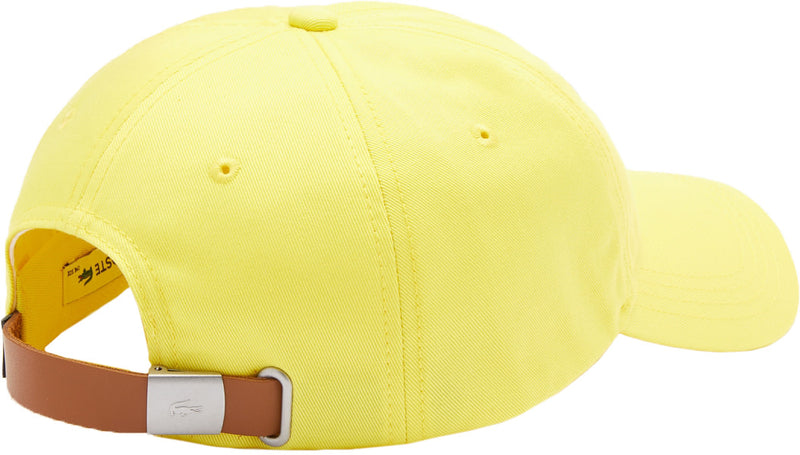 Lacoste  Oversized-Croc Cap, Lupine Yellow - Krush Clothing