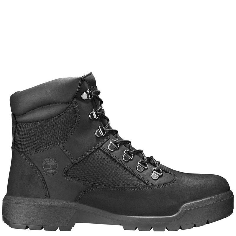 Men's 6-Inch Waterproof Field Boots , Black Nubuck - Krush Clothing