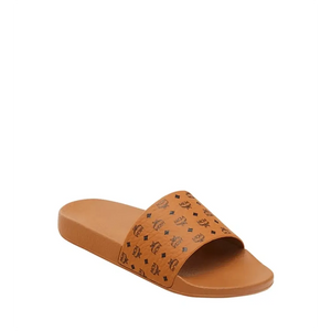 Men's MCM Monogram Print Slide