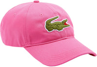 Lacoste  Oversized-Croc Cap, Friandise Pink - Krush Clothing